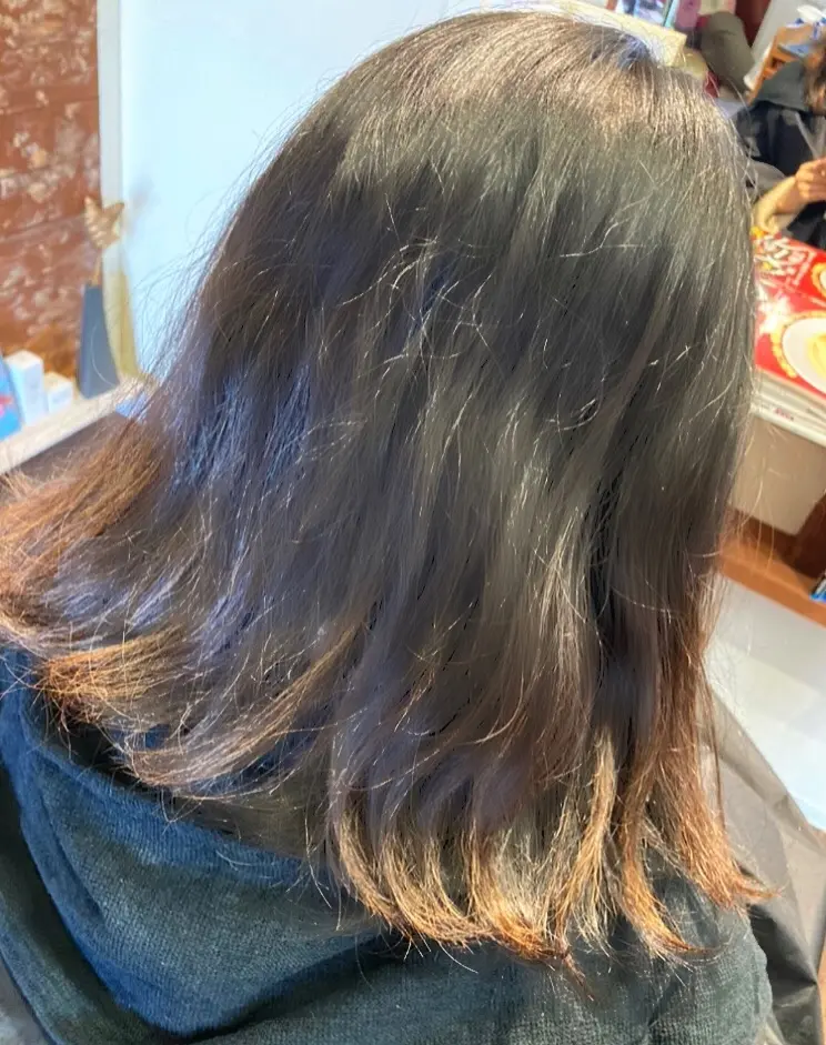 【カラーbefore⭐︎after】ラベンダーカラーを入れて黄ばみをカバーしました♩_1