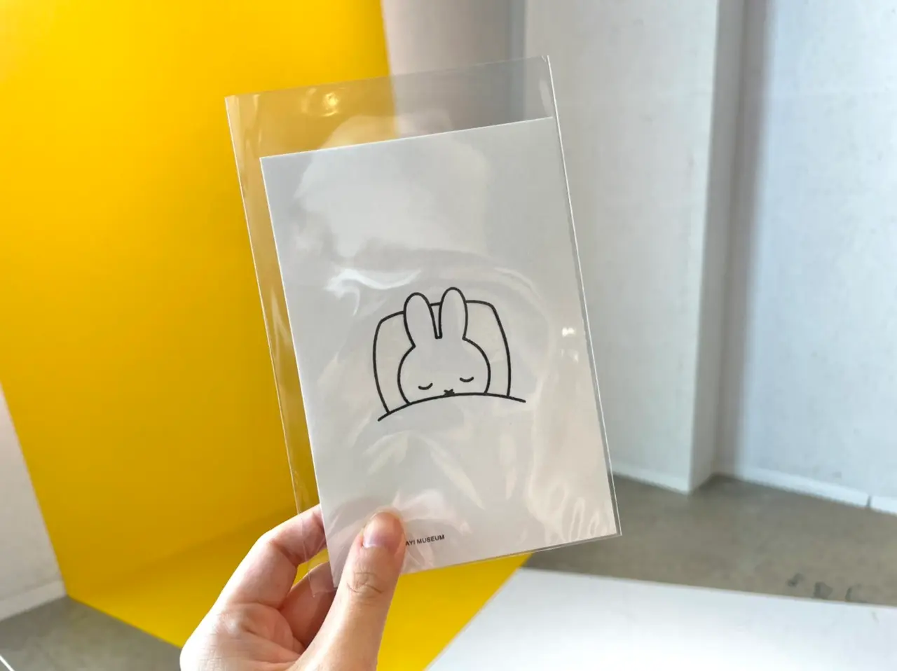 ミッフィー展の入場特典ポストカード