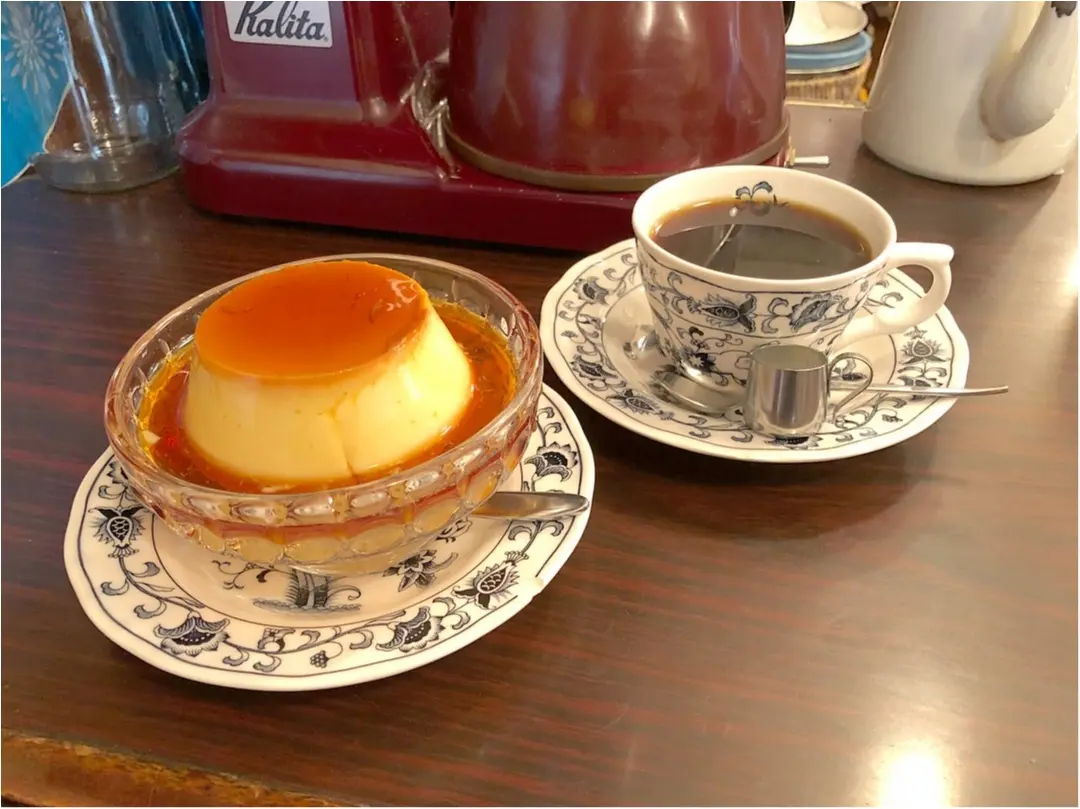 《 東京 》レトロな喫茶店『 ヘッケルン 』で頂く、昔ながらのビッグプリンが絶品♡♡_4