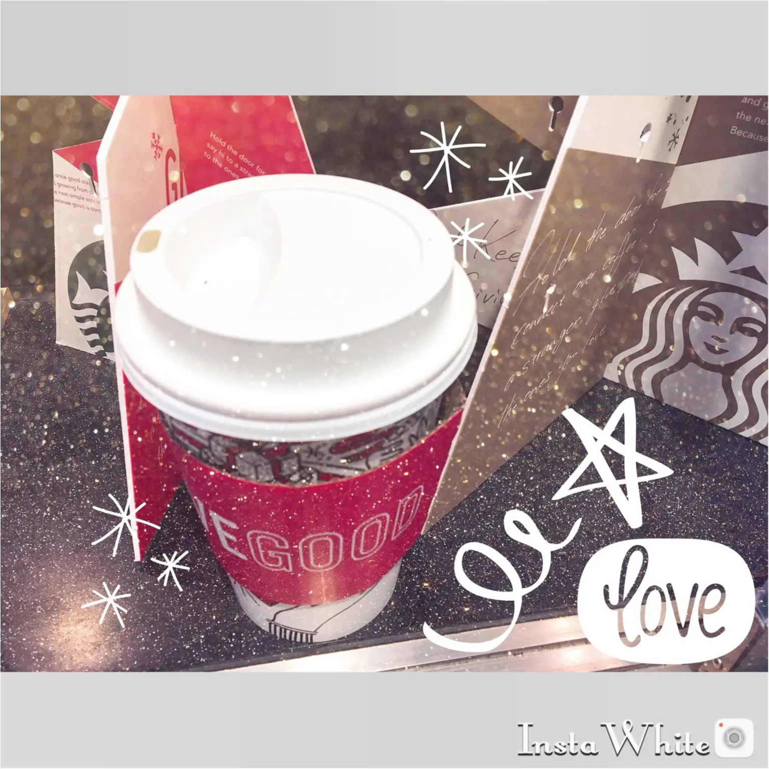 【スタバ】クリスマスまでの限定ドリンク♡抹茶ホワイトマーブルフラペチーノと抹茶ホワイトラテ❤︎_1