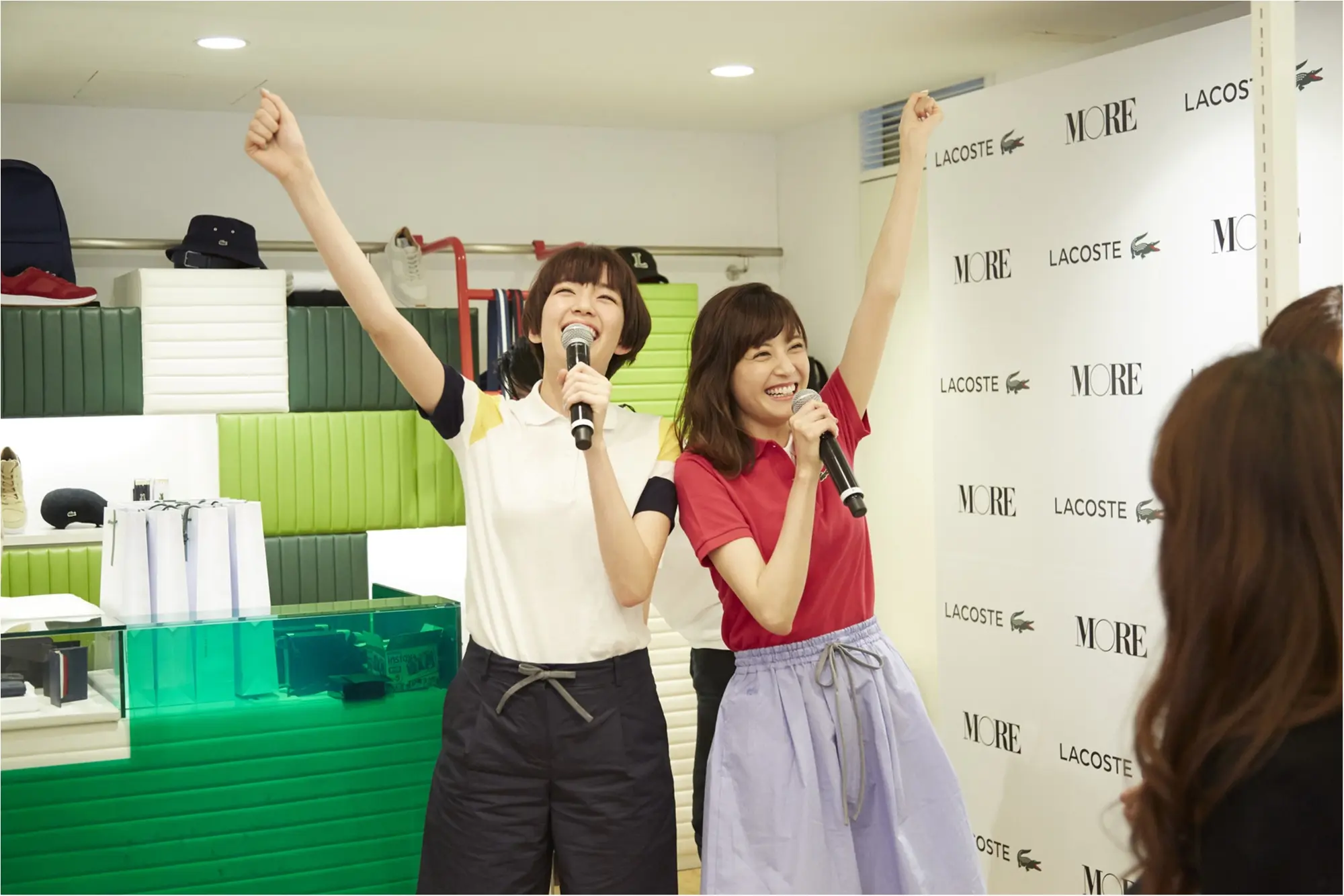 佐藤ありさ・佐藤栞里が1日店長に!ラコステのイベント・レポート♪_11