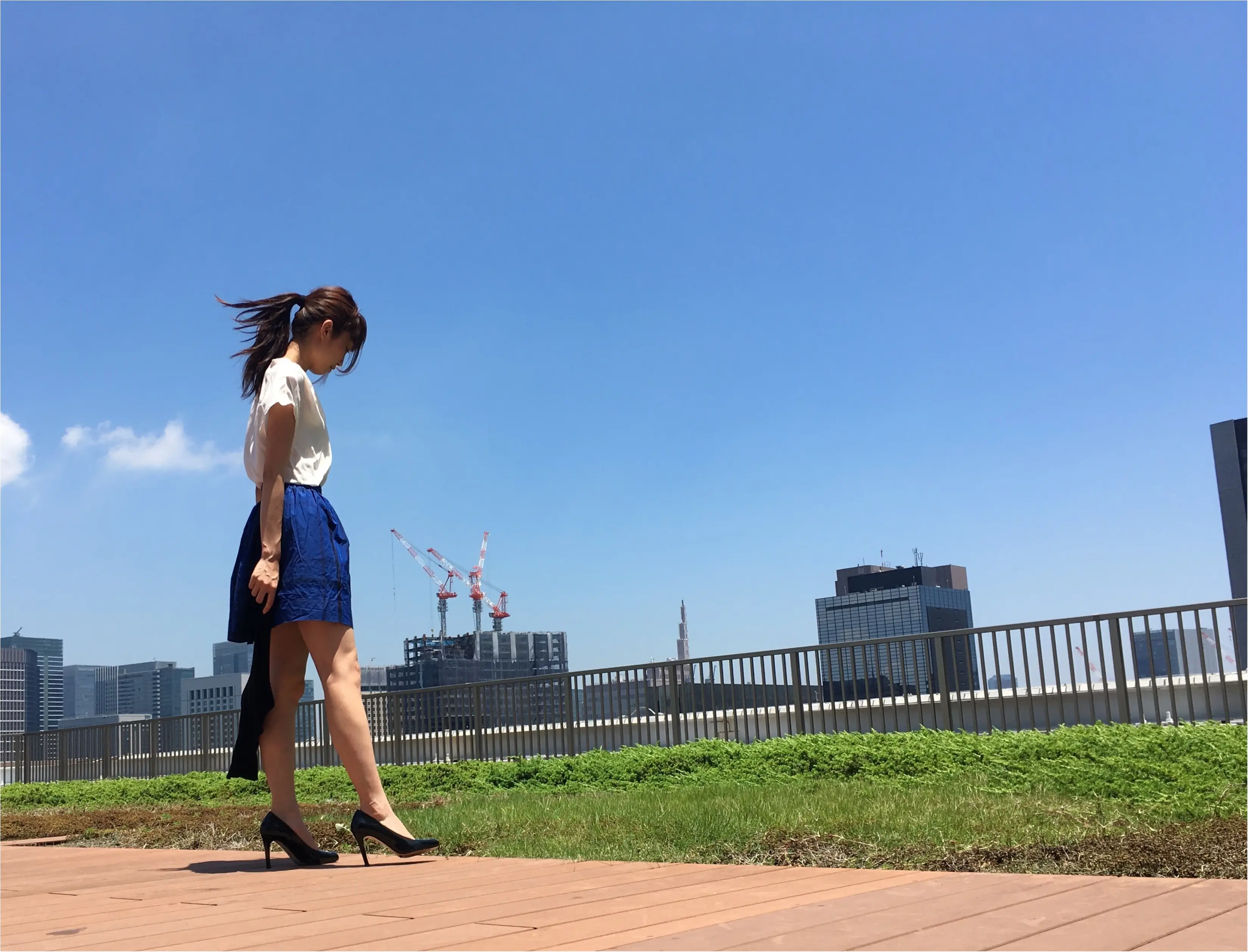 ▶▶≪RELAXX≫でヘアメンテと〈vis〉の白のトップスコーデ【はるな】_6