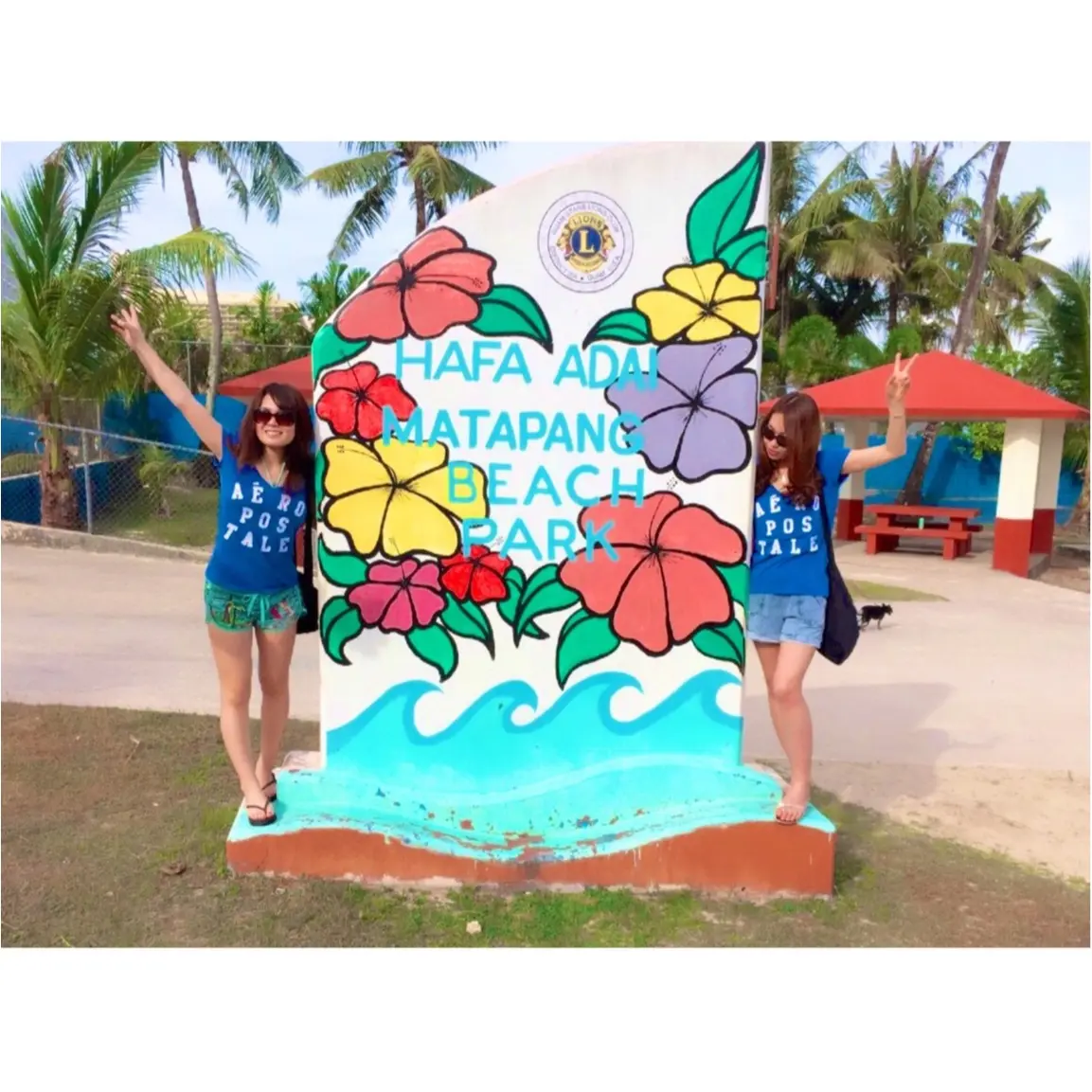 【TRIP】楽しさ2倍♥︎おそろコーデ in GUAM♡&ショッピングにはきれいめタイトワンピースを♡_3