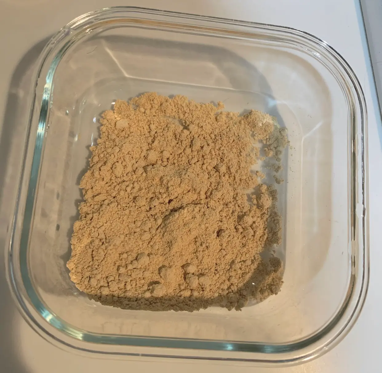【レンジで簡単おやつ】ヘルシーな豆腐きな粉もち、作ってみました⑅︎◡̈︎*_3