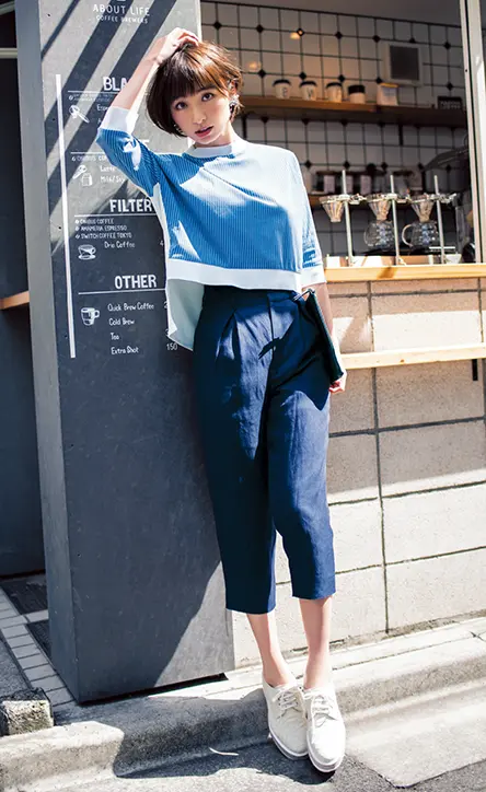 【今日のコーデ】リラックス感のあるパンツコーデでアフター5を満喫したい!_1