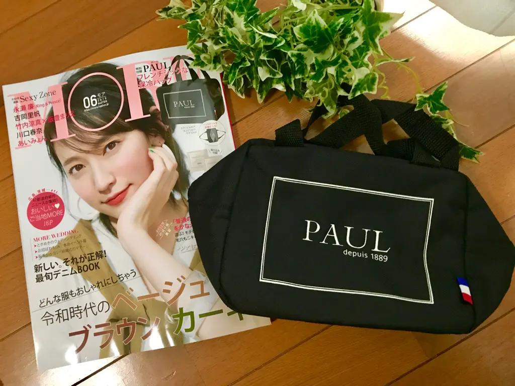 【MORE6月号】今月買うべき神付録!《PAUL》フレンチシックな保冷バッグが超使える♡_1