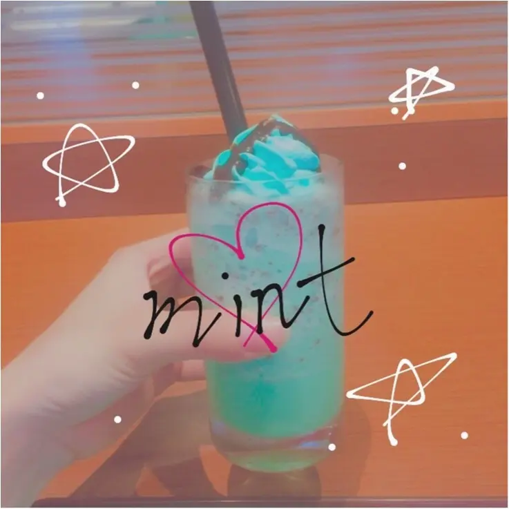 夏に甘くてクールな飲み物《ソルベージュ ミントチョコ》6/21新発売!❁こちらのカフェで飲みました♥︎_1