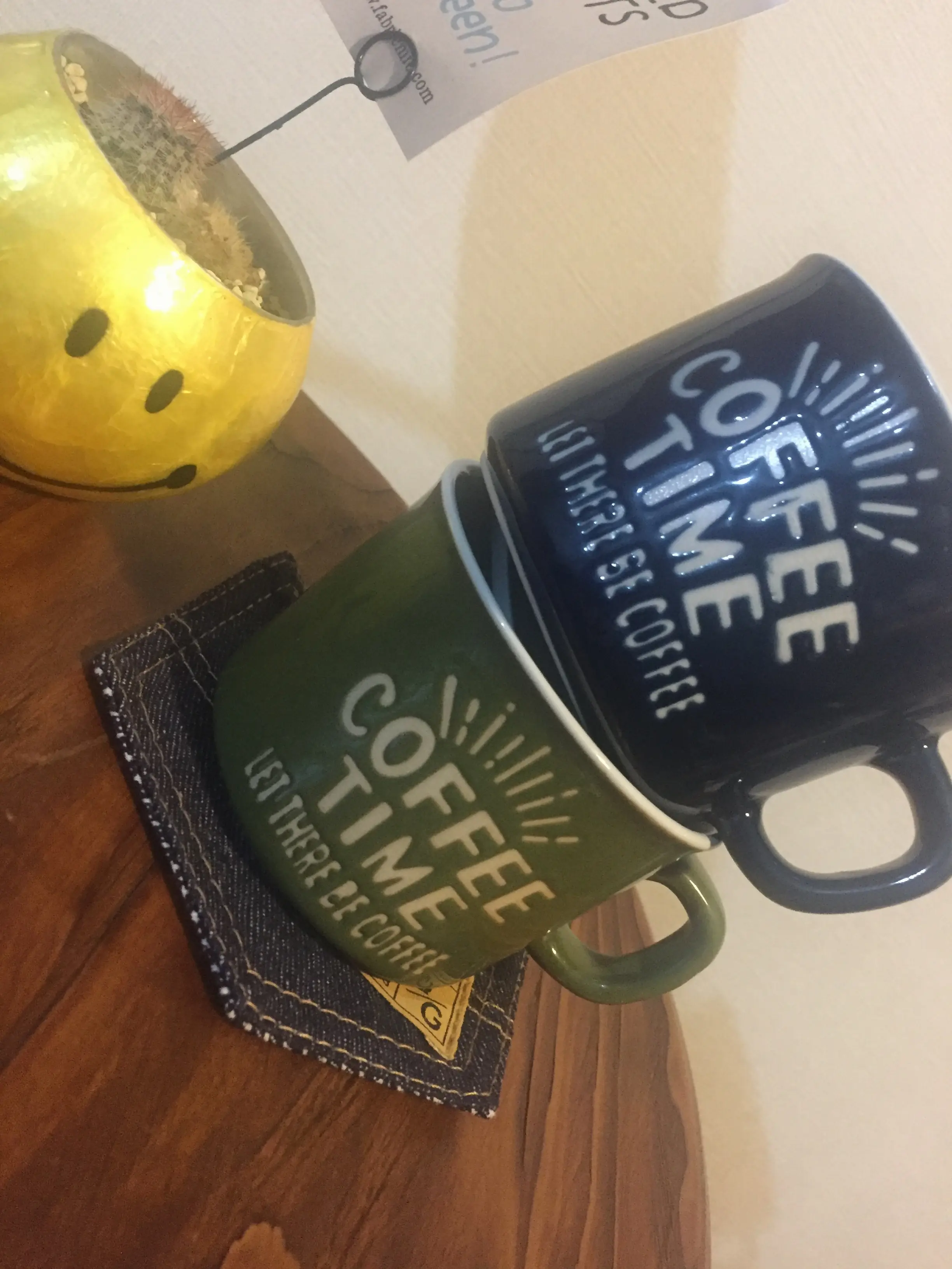 お家のコーヒータイムをもっとお洒落に...❤︎こちらの『カフェ風マグカップ』をなんと『100円ショップ』で購入してきました!_1