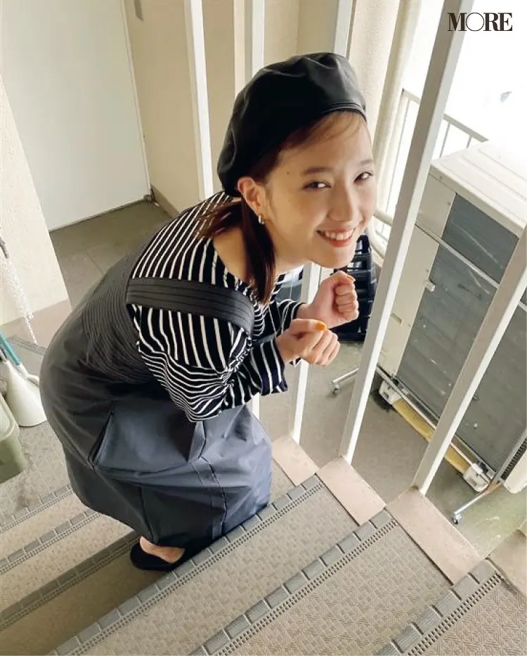 MORE10月号、本田翼のオフショット