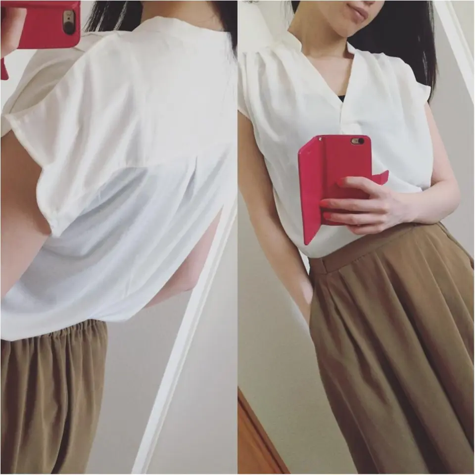 ViSのプレスルームで秋冬ファッションについておしゃべり/売れ筋ブラウス #モアハピ_6