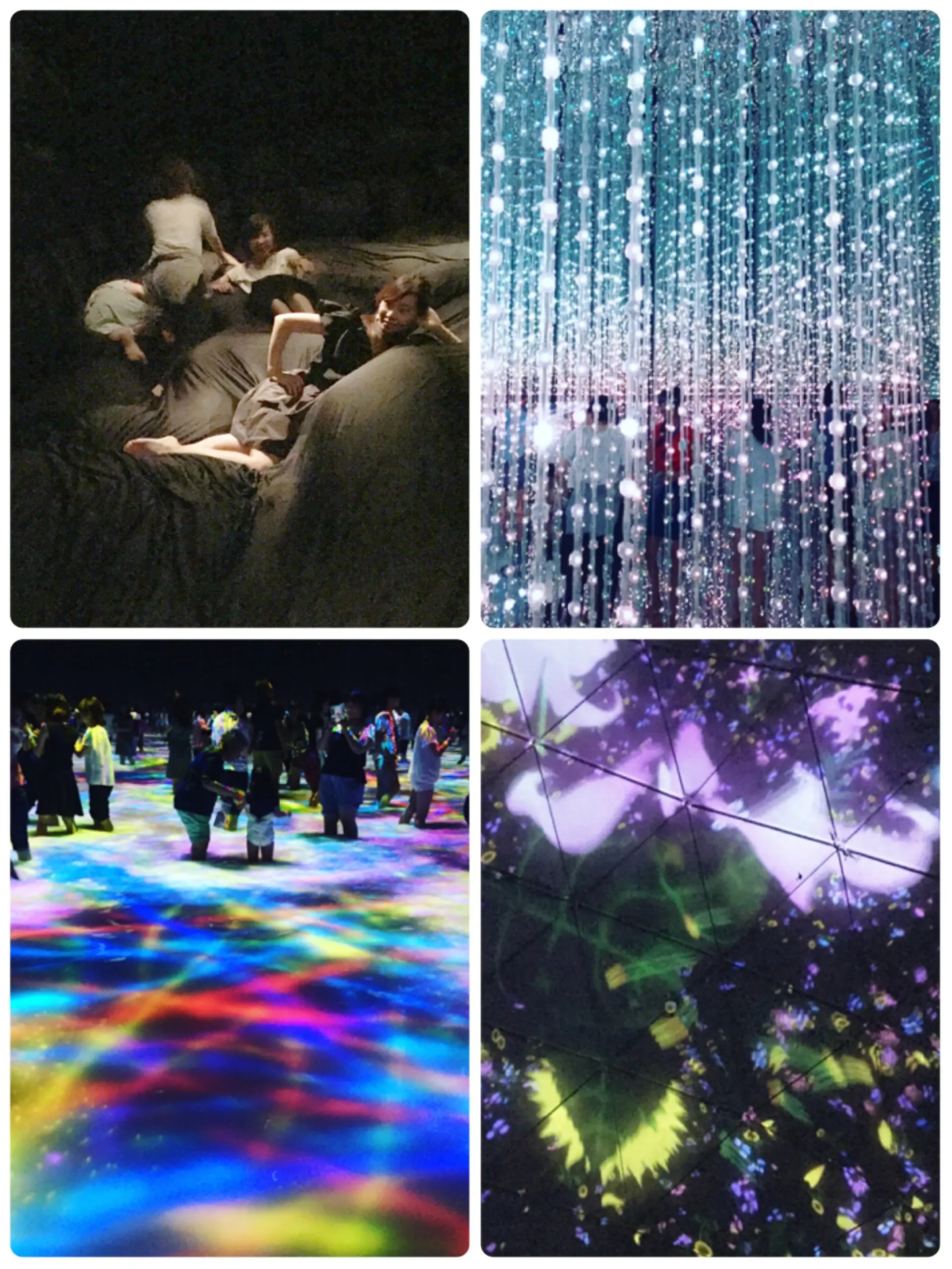 【夏のお出掛けスポット/DMM.プラネッツ Art by teamLab】水に浸かったり仰向けになったりして鑑賞する『デジタルアート』が幻想的✨8/31まで!お台場に急げ♩≪samenyan≫_2