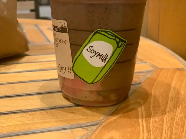 【スタバ】さくらフラペのラズベリーパンナコッタをチョコ系ドリンクにカスタム♡_4