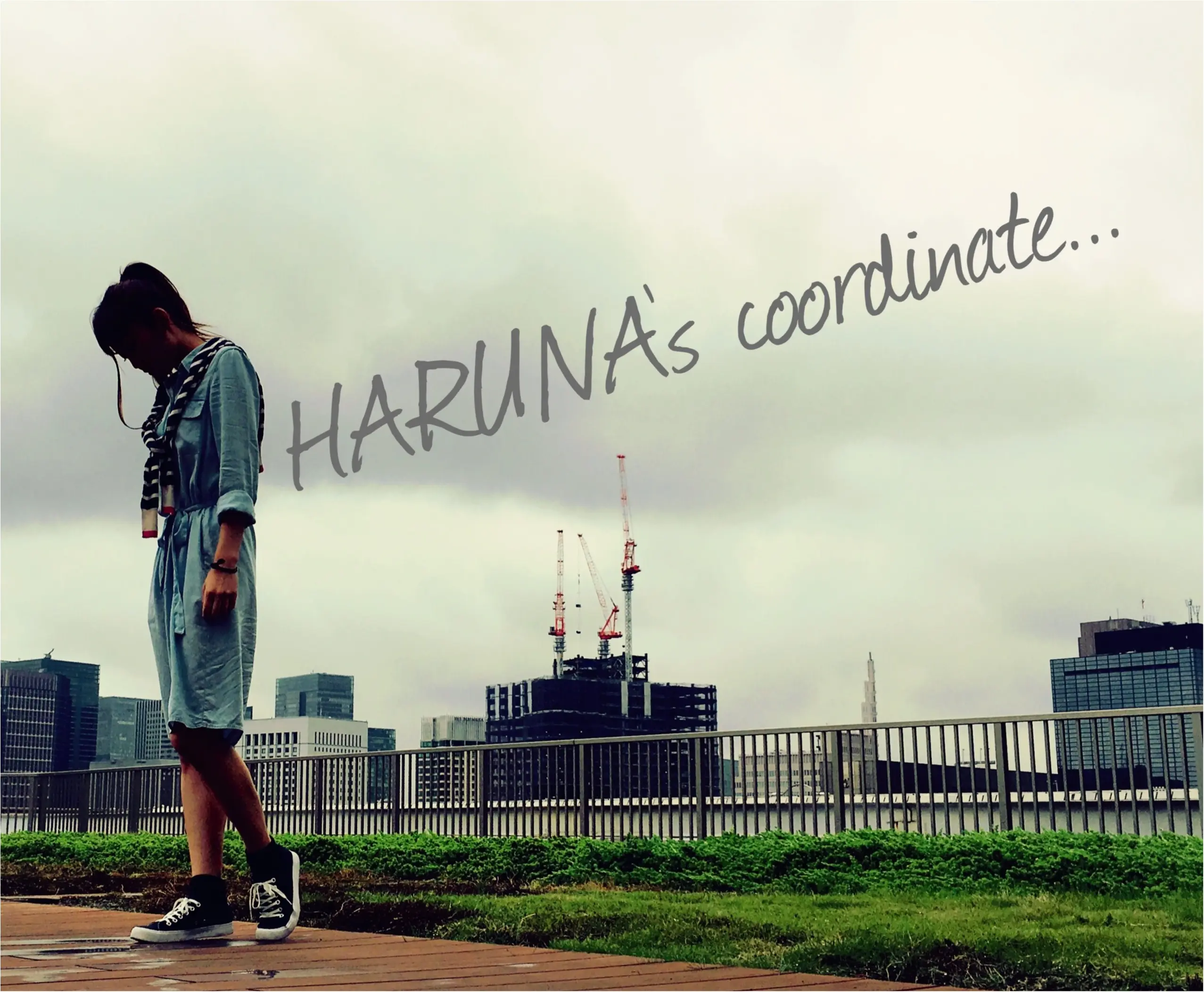 ▶︎▶今週の〈セルフネイル〉でレインネイルと〈ZARAのシャツワンピ〉〈guスニーカー〉で雨の日コーデ【はるな】_7