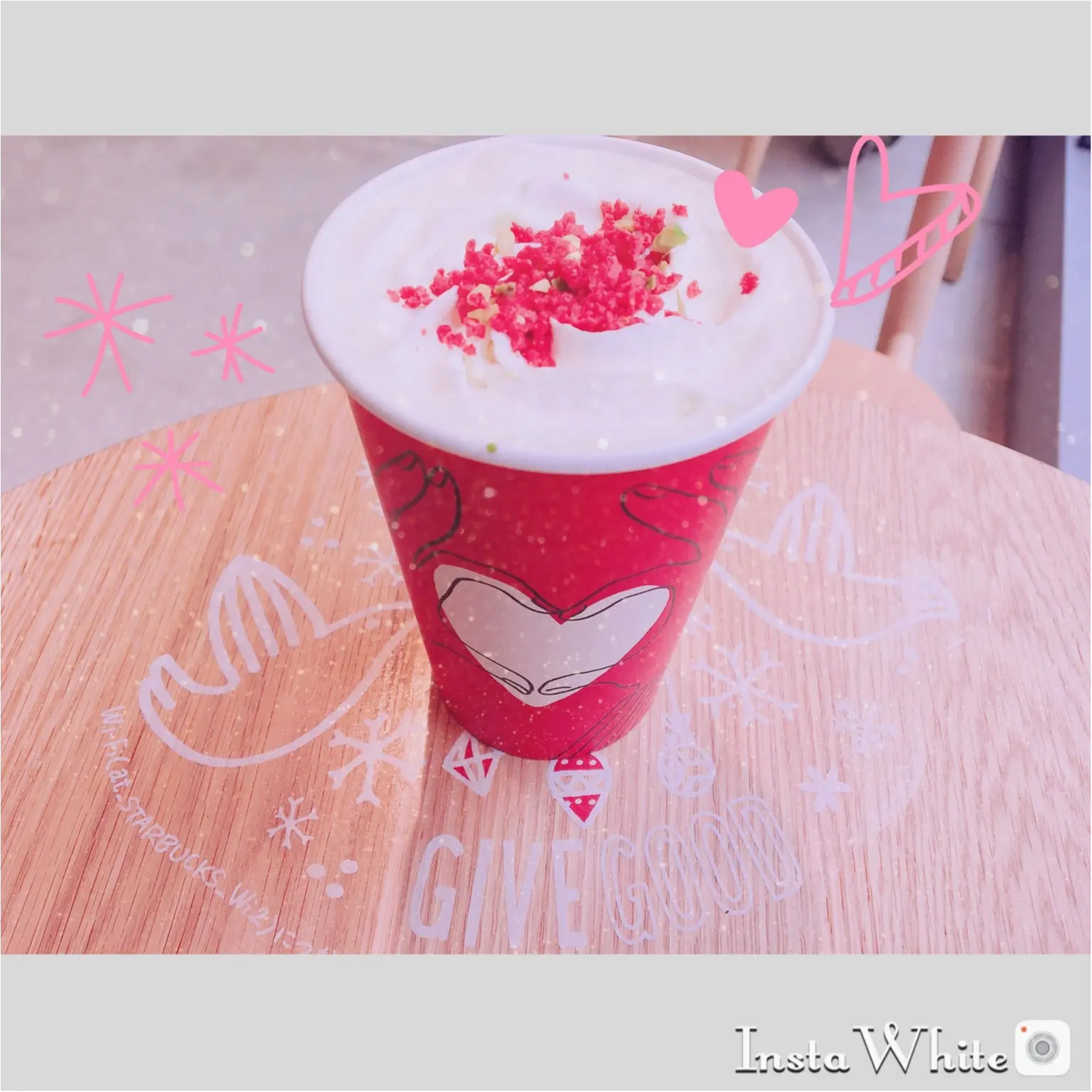 【スタバ】11/22からの期間限定ドリンク♡ピスタチオ好きにはたまらないクリスマスカラーのキャンディーピスタチオ❤️_1