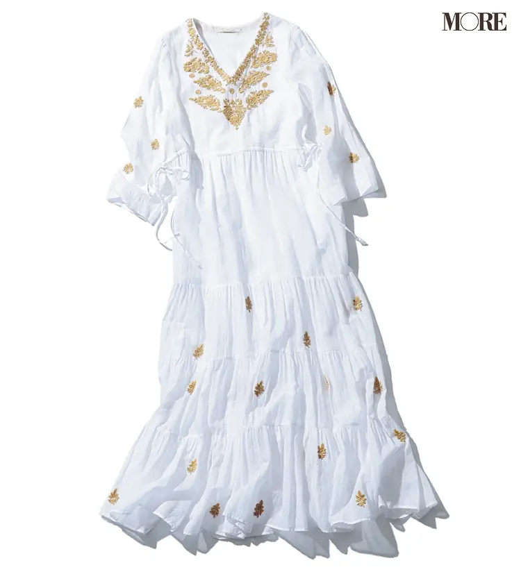 本田翼 ティアードワンピース 最高に気分が上がる ふんわりシルエットをまとって ファッション コーディネート 代 Daily More