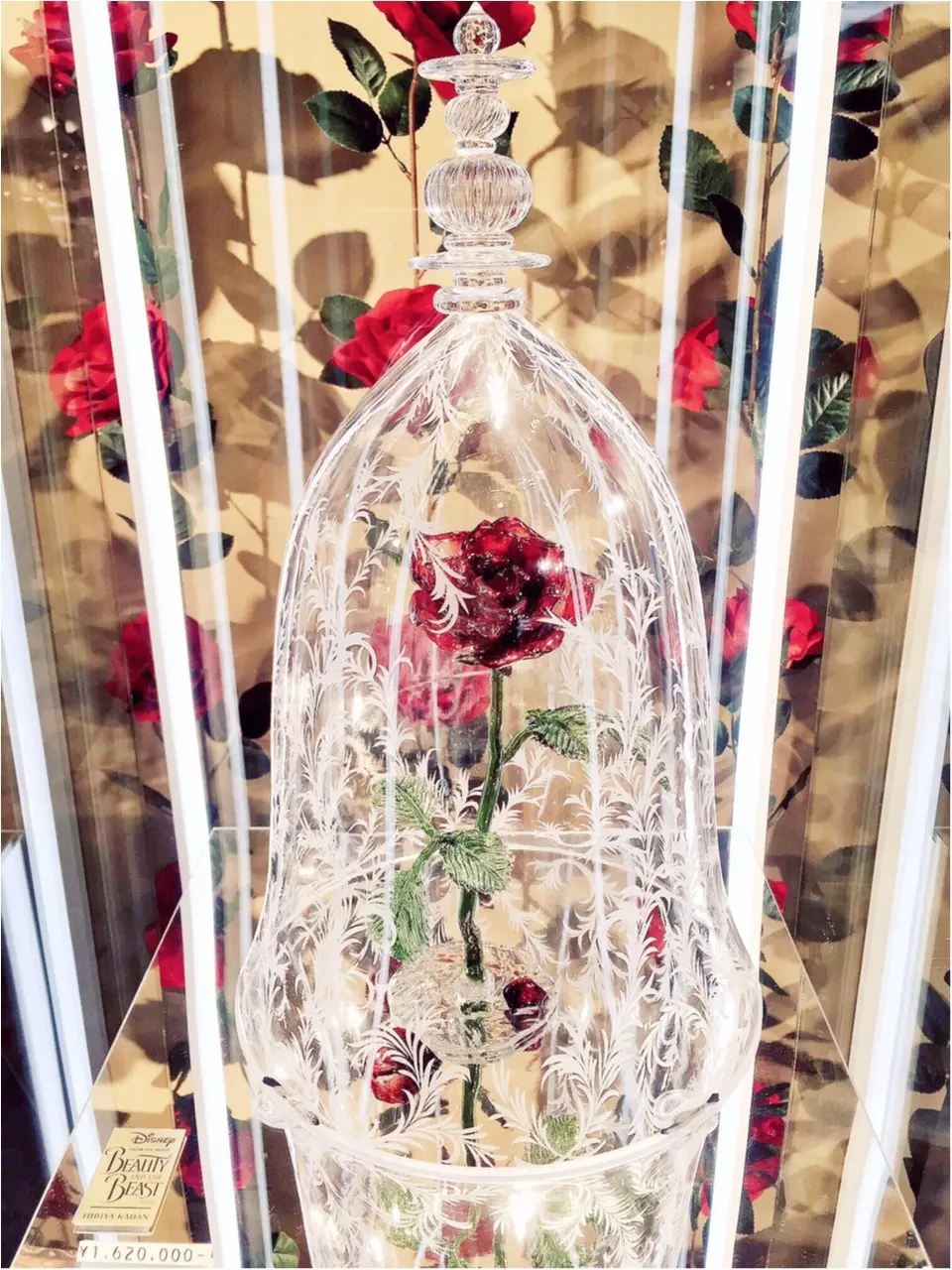 『美女と野獣』と伊勢丹展に行ってきました♡なんと、お値段◯◯◯万円のガラス製ローズドームの販売も…!_8