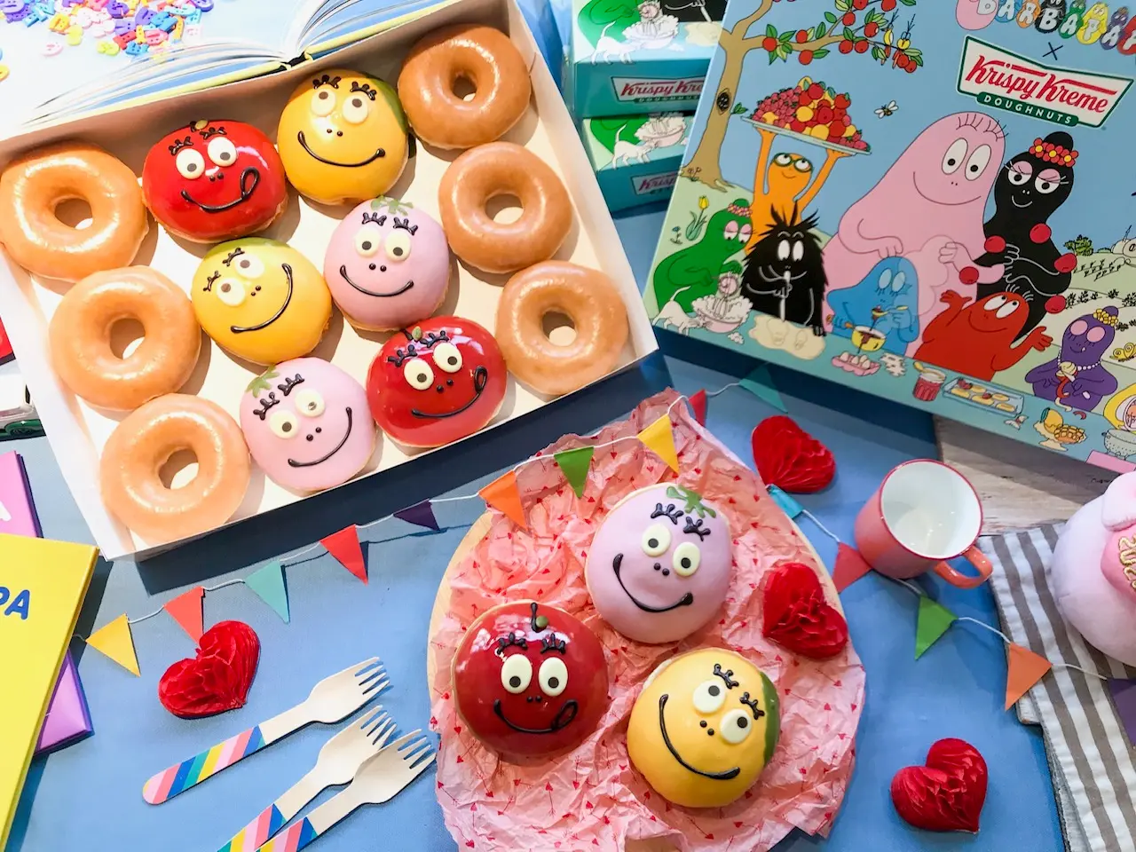 『クリスピー・クリーム・ドーナツ』の期間限定ドーナツに、バーバパパコラボが登場。可愛くてフルーティーな味わいにきゅん♡ _1