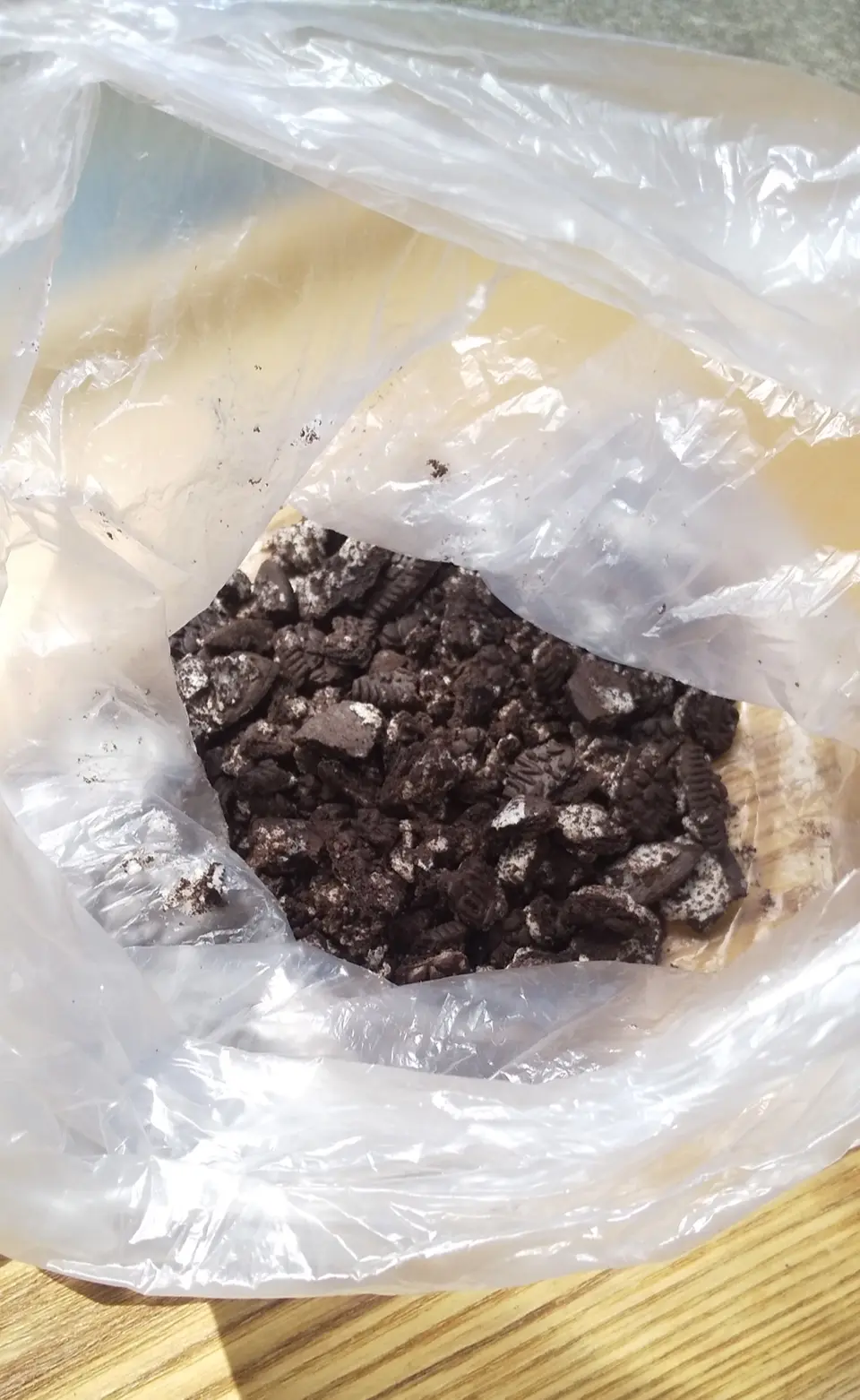 【簡単美味しい】クッキークリームverのバスクチーズケーキを作ってみました!_3