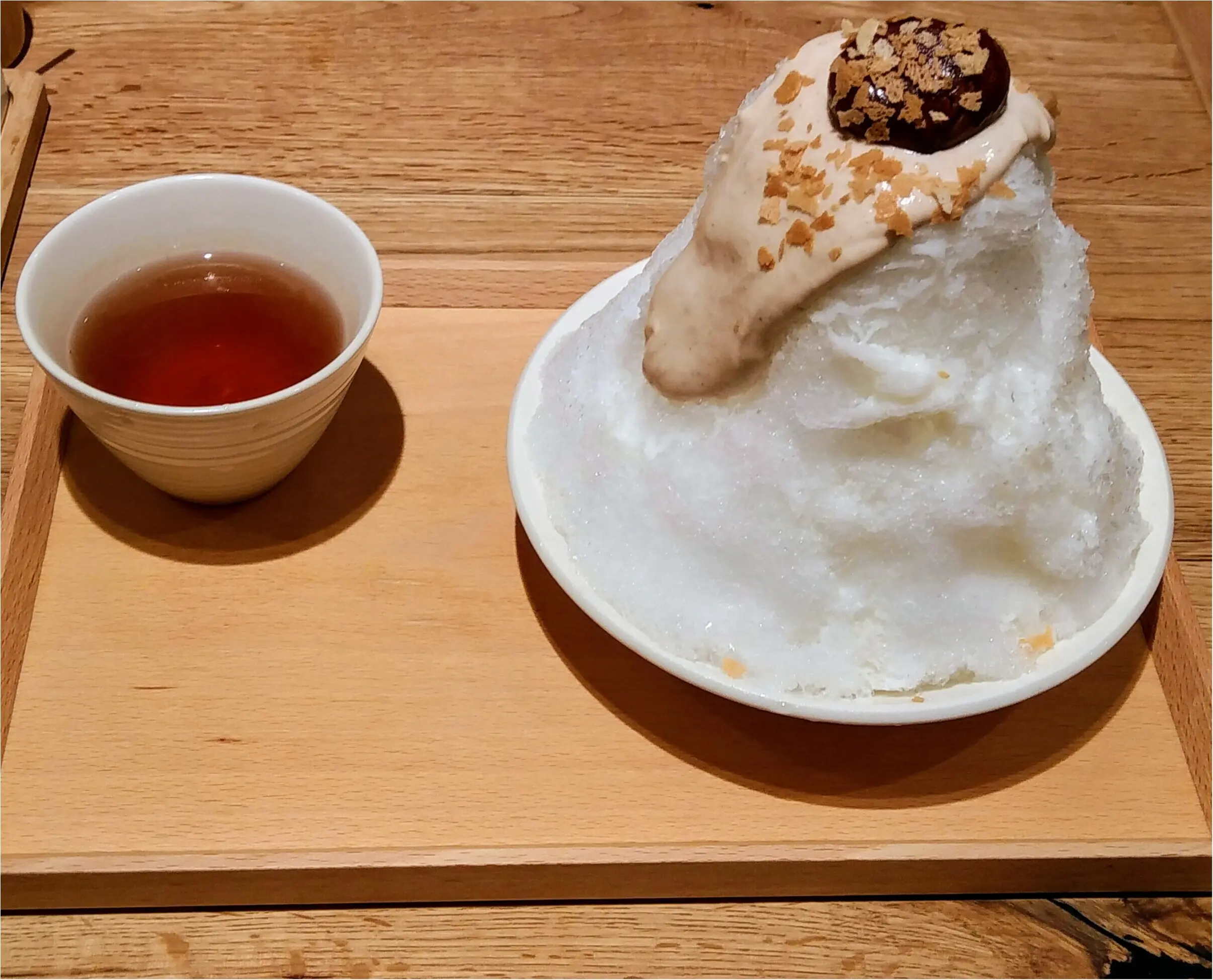 【こなな】マロンのふんわり&とろーりかき氷_1