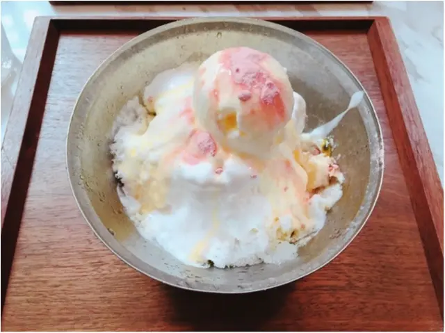 【かき氷日誌】はちみつ好きにはたまらない♡南青山で食べる、ほんのり甘いお洒落なかき氷・:*_2