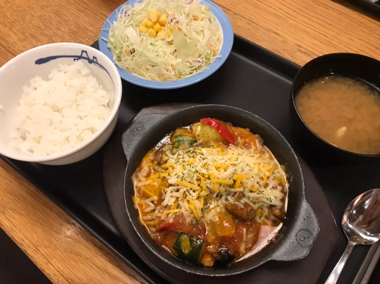 『松屋』の「カチャトーラ定食」が食べごたえ満点でおいしい! たっぷり野菜で女子にもおすすめ!!_6