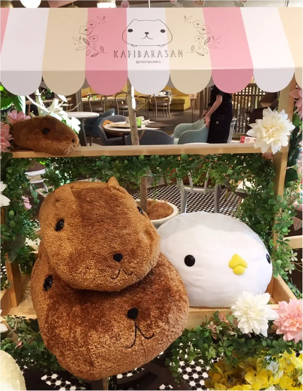 ”大人カピバラさん”がテーマの『KAPIBARASAN×HANDS CAFE』 に行ってきました♡_4