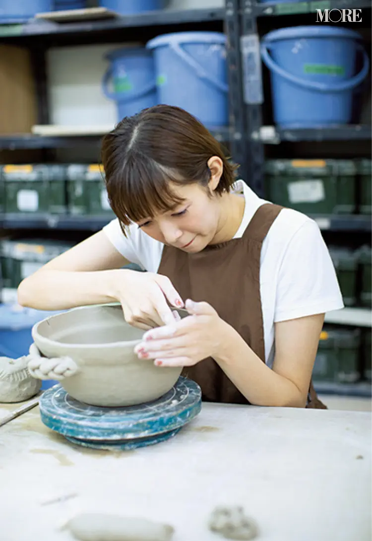 東京『うづまこ陶芸』で土鍋作りを体験! 今年の秋はマイ土鍋でパーティー【佐藤栞里のちょっと行ってみ!?】_12