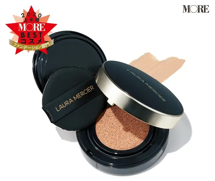 【1位】ローラ メルシエ フローレス ルミエール ラディアンス パーフェクティング クッション SPF50・PA+++(全5色)¥5800(ケース込み)