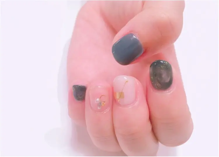 《季節は指先から♡》ダークトーンで一気に冬仕様にチェンジ♡_2