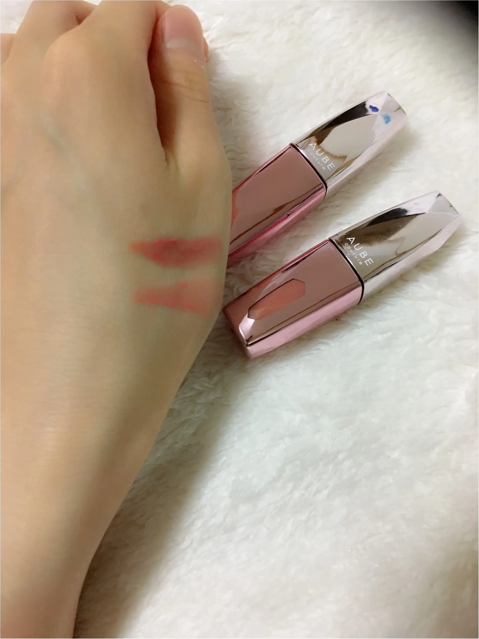 付けてる方が荒れにくい♡【AUBE】美容液ルージュのヒミツ_4