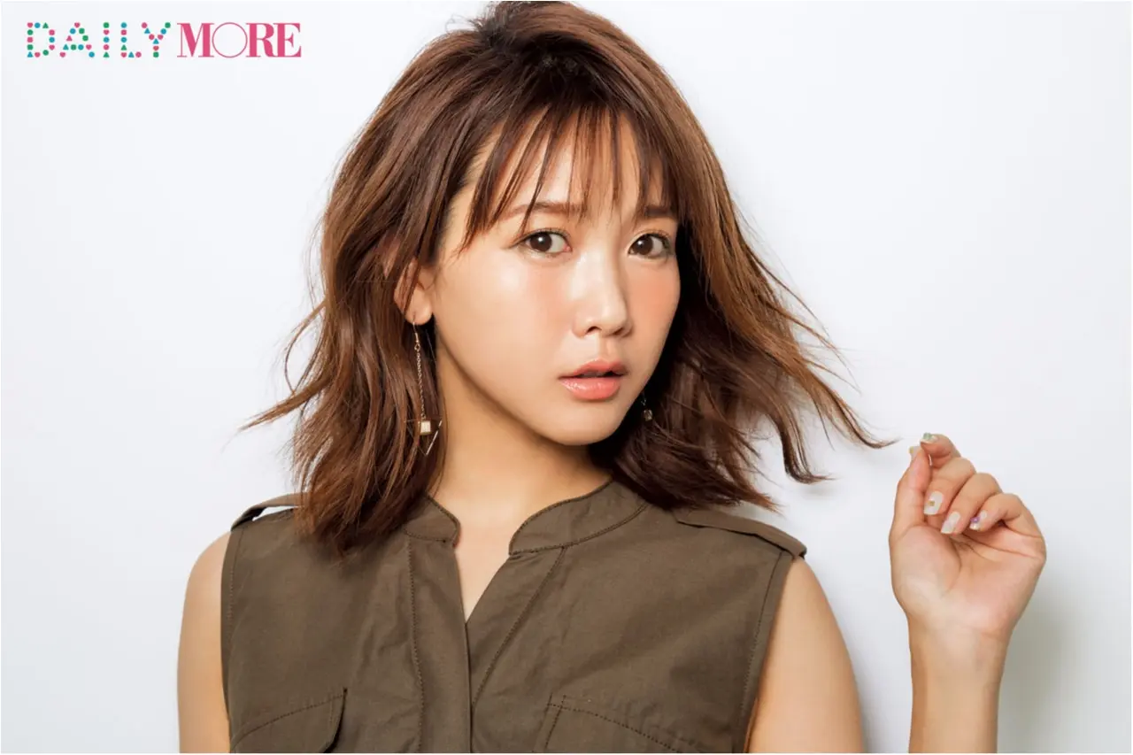大人カーキを味方につけよう♡ 田中里奈ちゃんの「新色コスメでNEXTおしゃれ顔」メイク_1