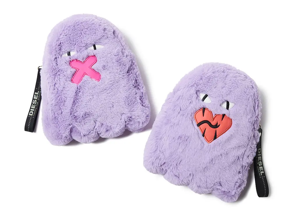 『ディーゼル』のバレンタインは『パパブブレ』とコラボ! もふもふポーチにチョコとギフトを詰め込んで♡_2