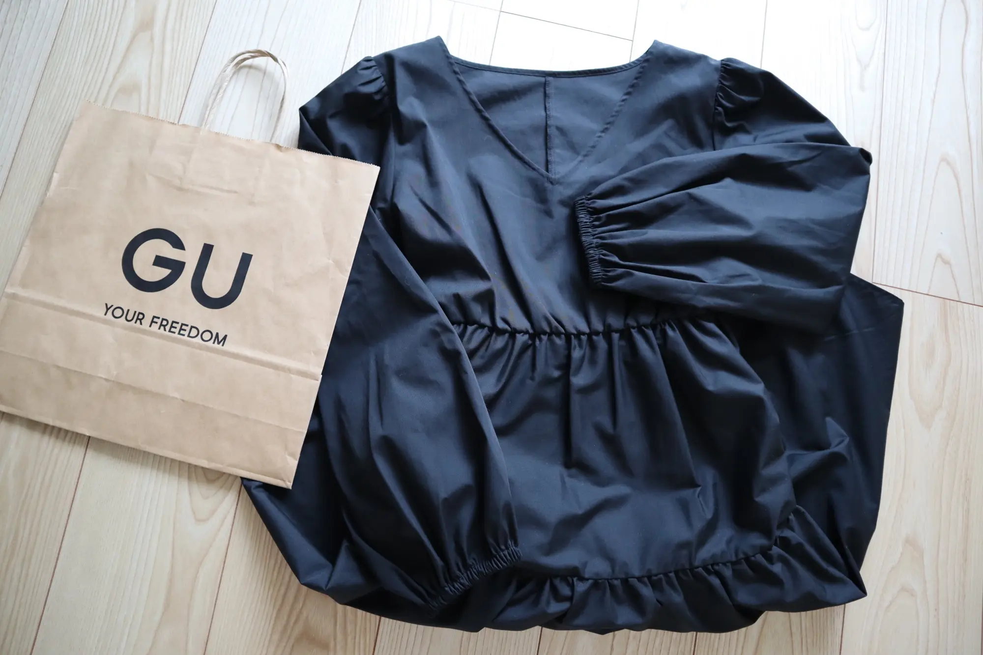 《オンラインストアで即完売❤️》【GU】トレンドのティアードワンピースをgetしました☻_1