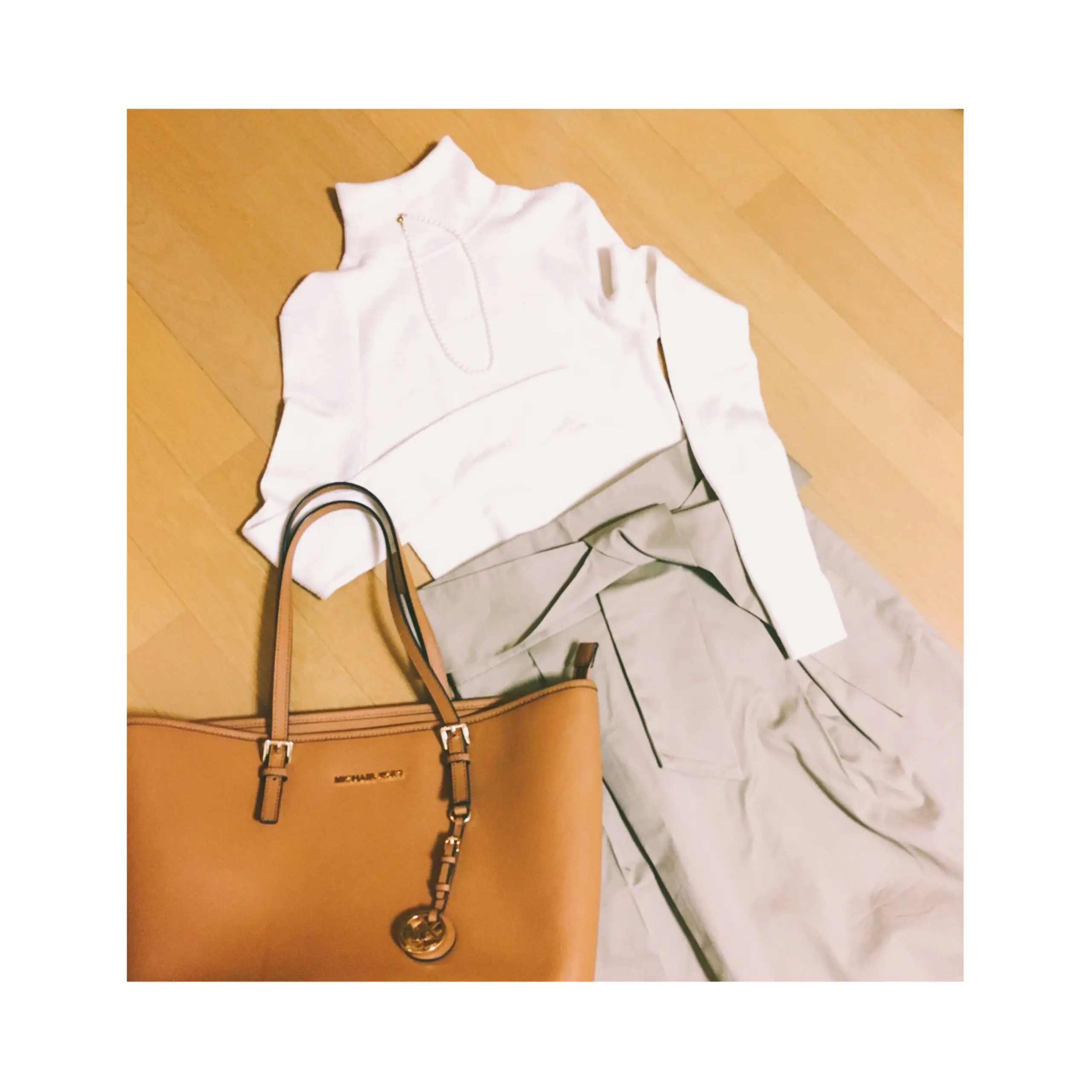 《今買って春まで使える★》【GU】の春のマストバイitem❤️チノベルト付きハイウエストスカート¥1,990+税が優秀です✌︎❤︎_3