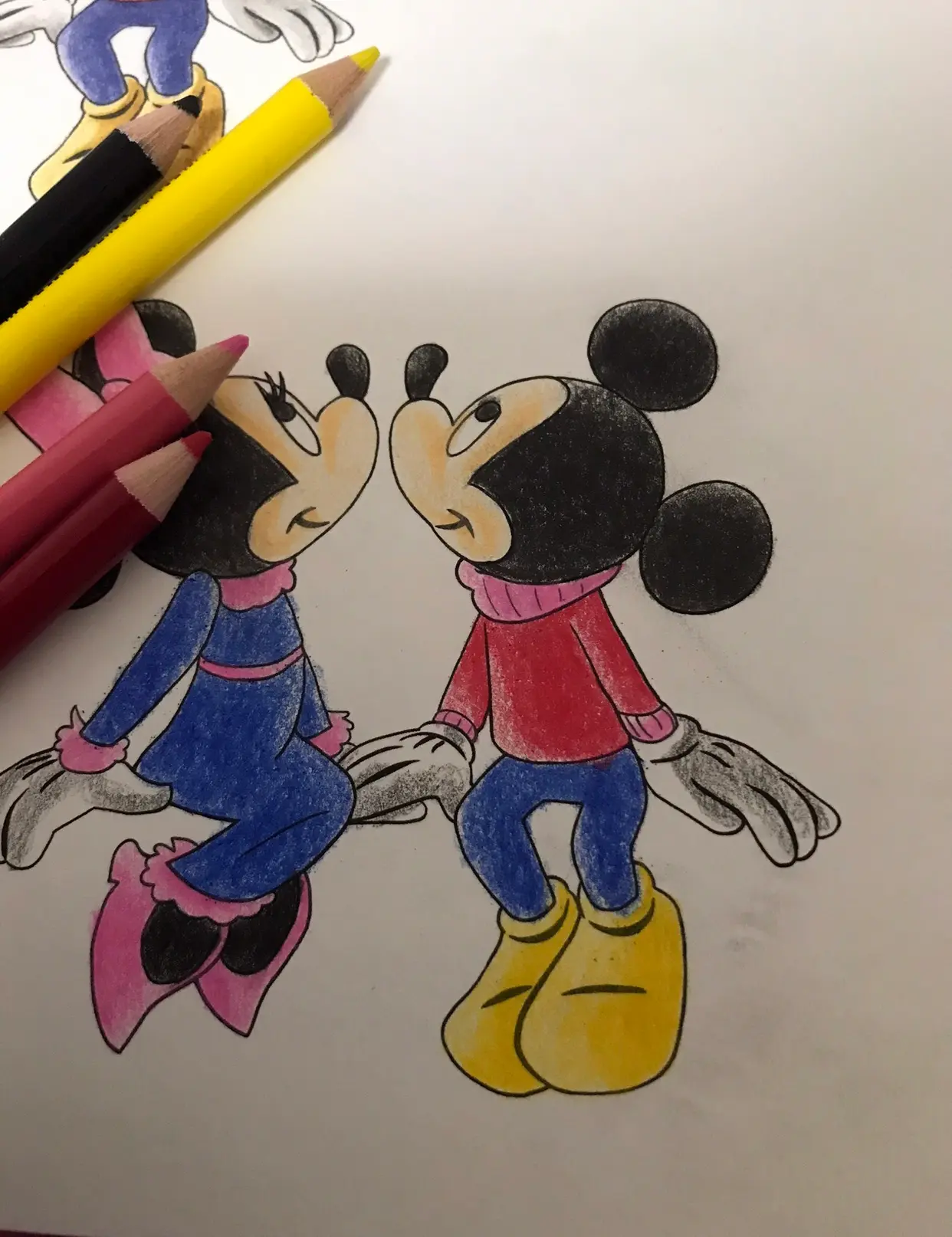 おうち時間「大人ディズニー 素敵な塗り絵レッスンブック」をやってみた!_6