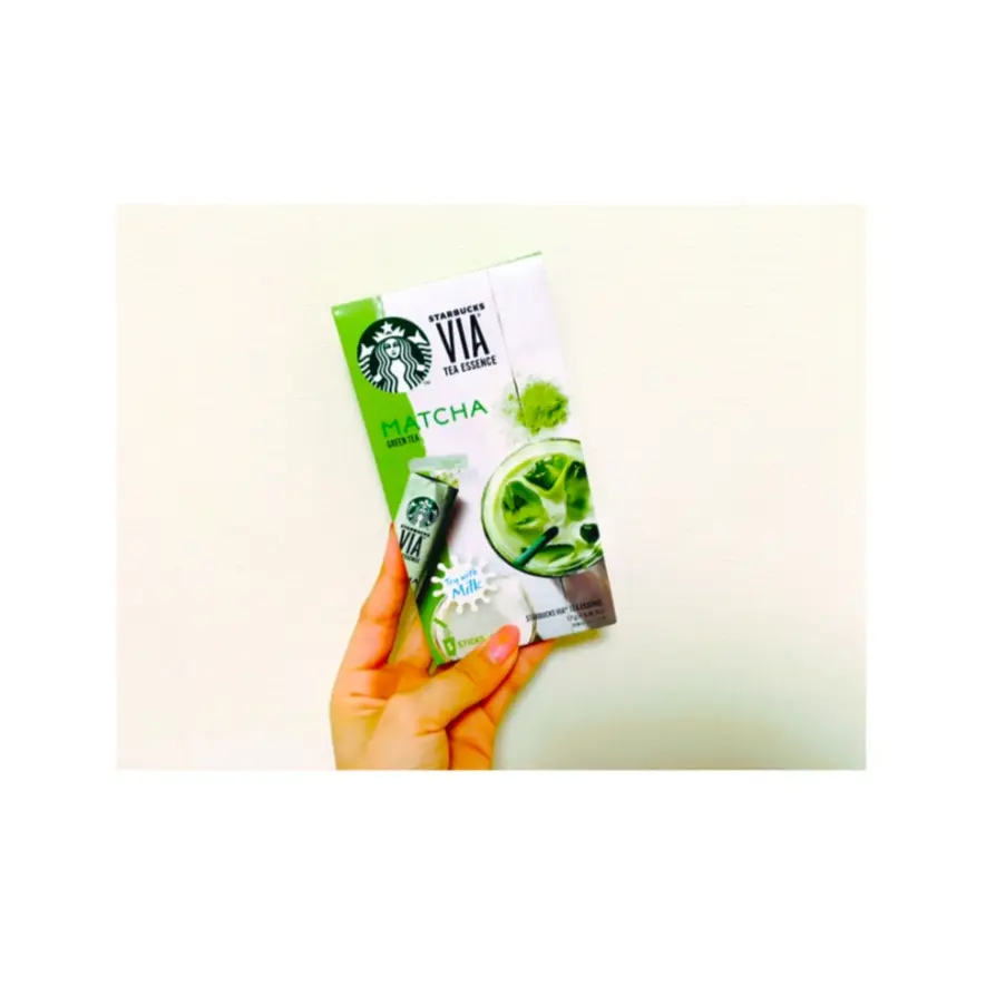 ◎もう試した?♡スタバのヴィアティーエッセンス抹茶☻お家で簡単カフェタイム♡♡♡_1