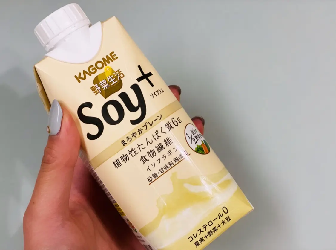 豆乳が苦手な方にもおすすめ!野菜生活Soy+まろやかプレーン❤︎_1
