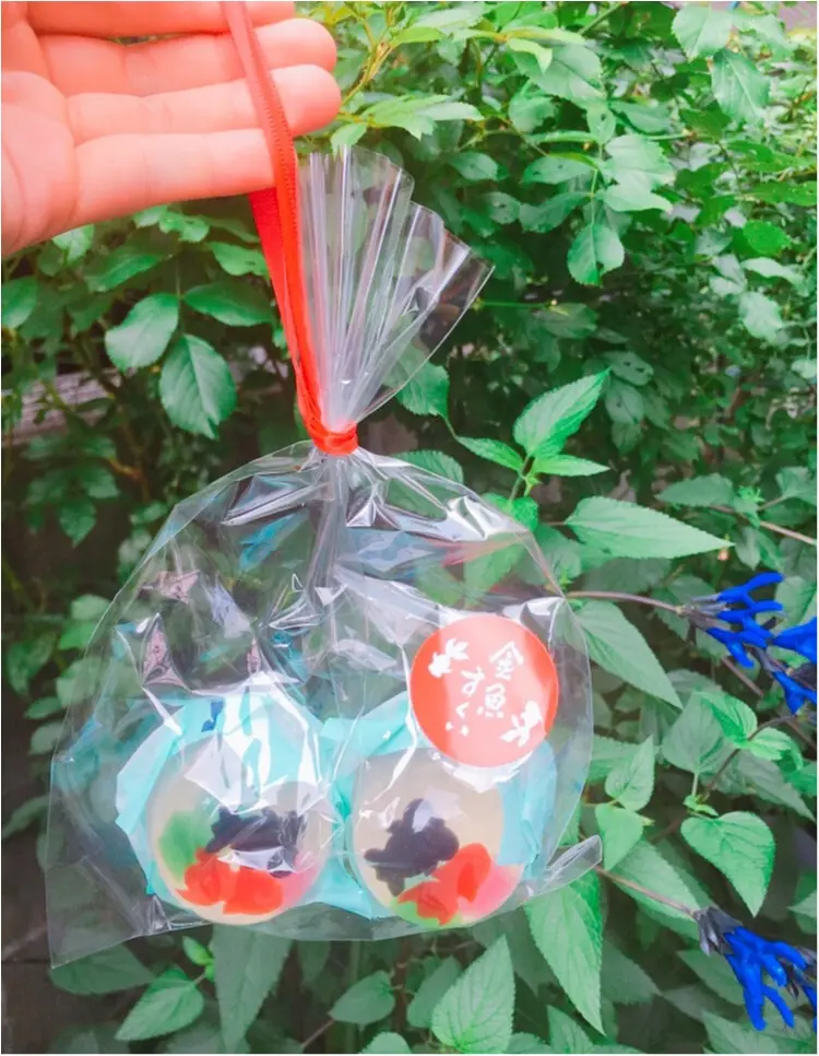 【フォトジェニックグルメ】本物の金魚?!『金魚すくい風ゼリー』が夏らしくてかわいい♡♡_2