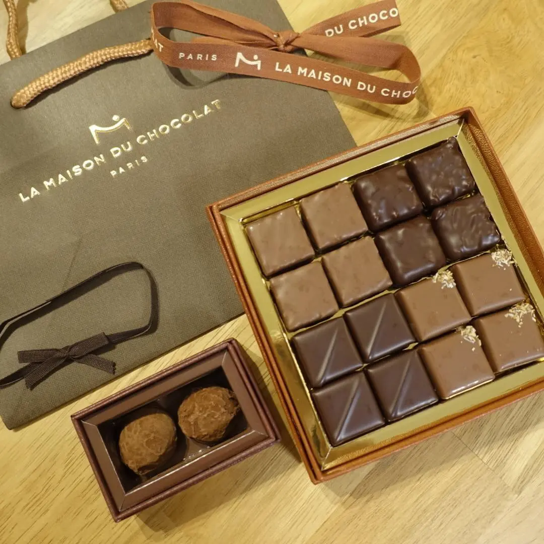 《Valentine2019》本命チョコは〈LA MAISON DU CHOCOLAT 〉ちゃっかり自分も食べたくて、、、♡_2
