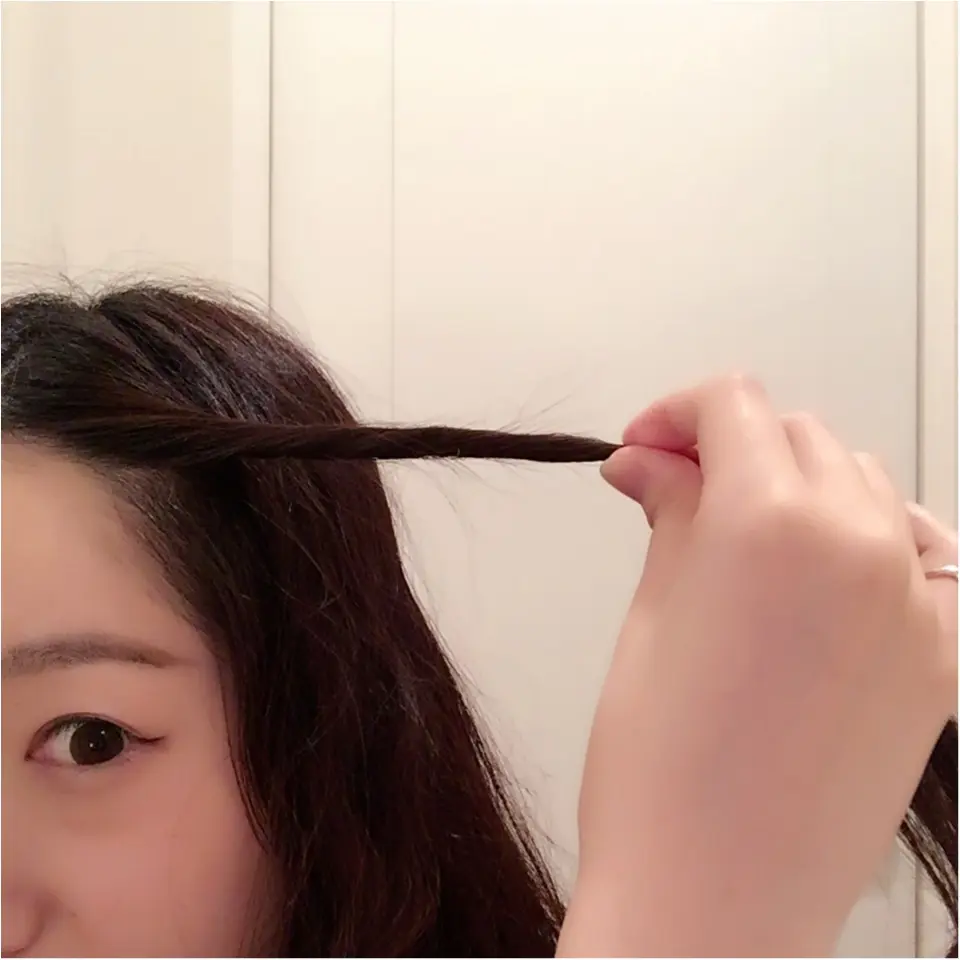ぶきっちょの私にも出来た!ねじるだけの前髪アレンジ♡≪samenyan≫_3