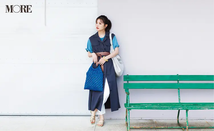 クライアントとの打ち合わせでうれしい一言。内田理央主演『安くて洗えて可愛い夏コーデ着回し』22日目_1