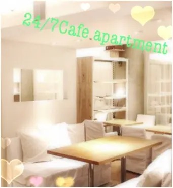 白と木材を基調としたニュートラルな空間でカフェTIME♪《24/7Cafe apartment》で食べれる美味しいフレンチトースト♡_1