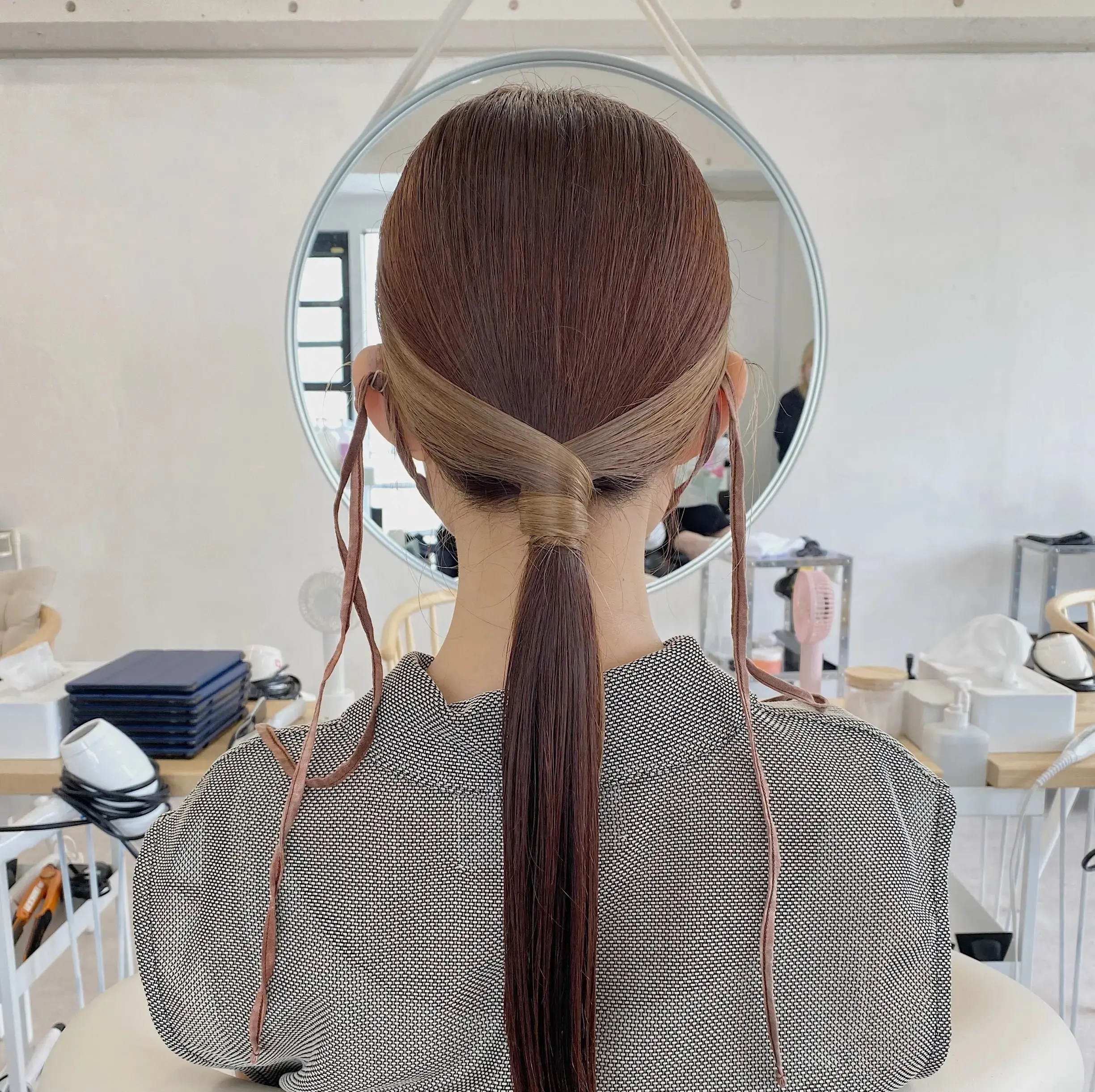 まとめ髪のヘアアレンジ