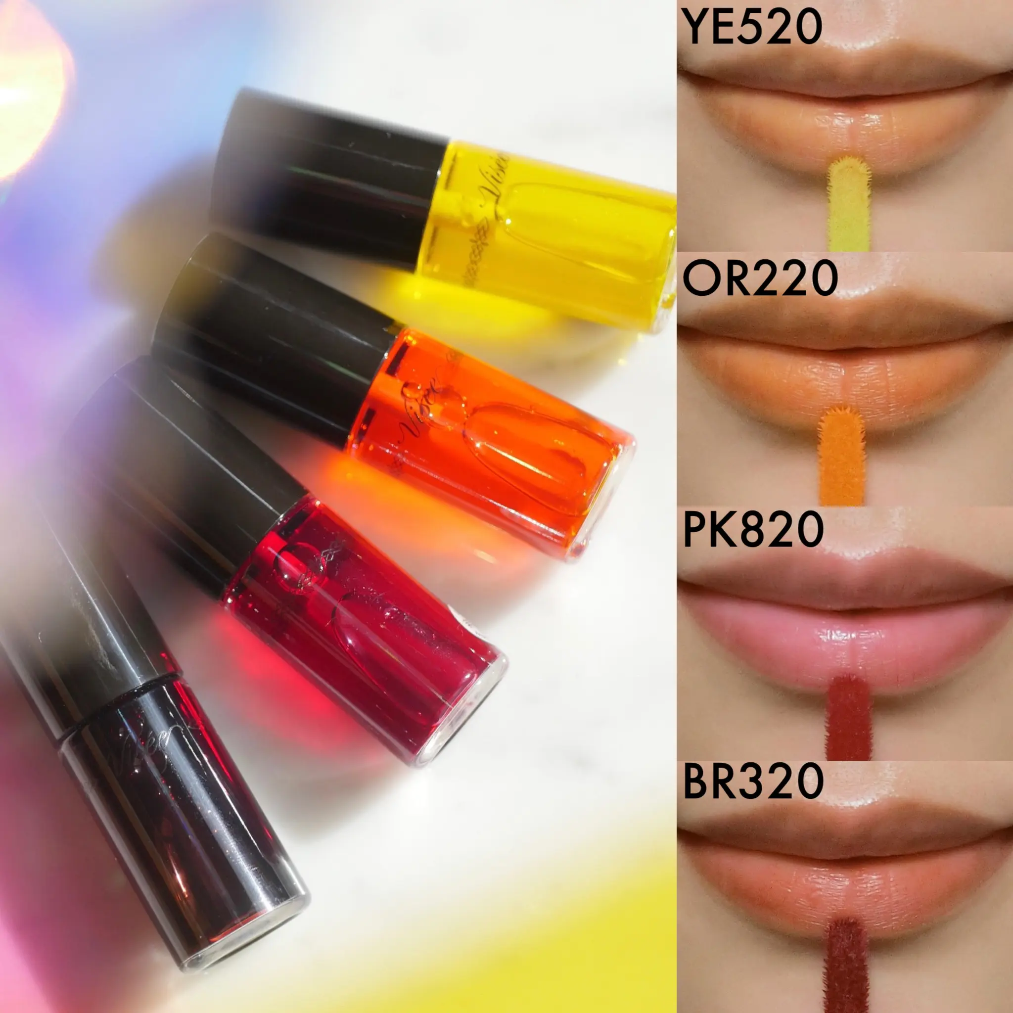 ヴィセ visee 新作コスメ キャンディステイン リップ 2022春コスメ 全色レビュー 立花ゆうり