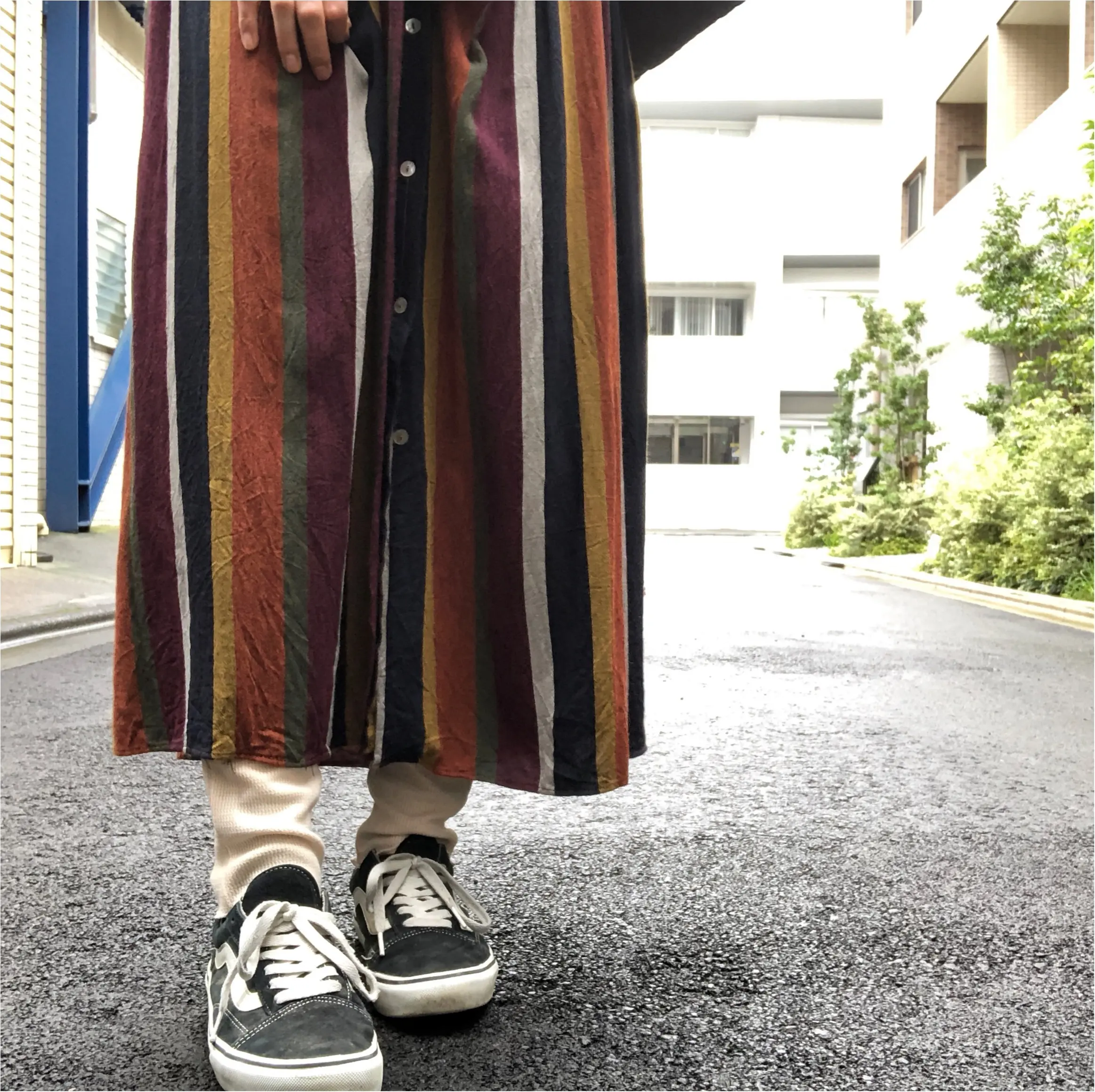 《SNSで話題!》流行りのワッフルレギンス【しまむら】で買ってみた!意外と大きいサイズでも問題なし!_4