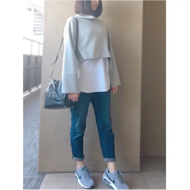 ▷どっかに【黒の無敵コーデ】に【褒められグレー】アイテムでしっくな大人_2