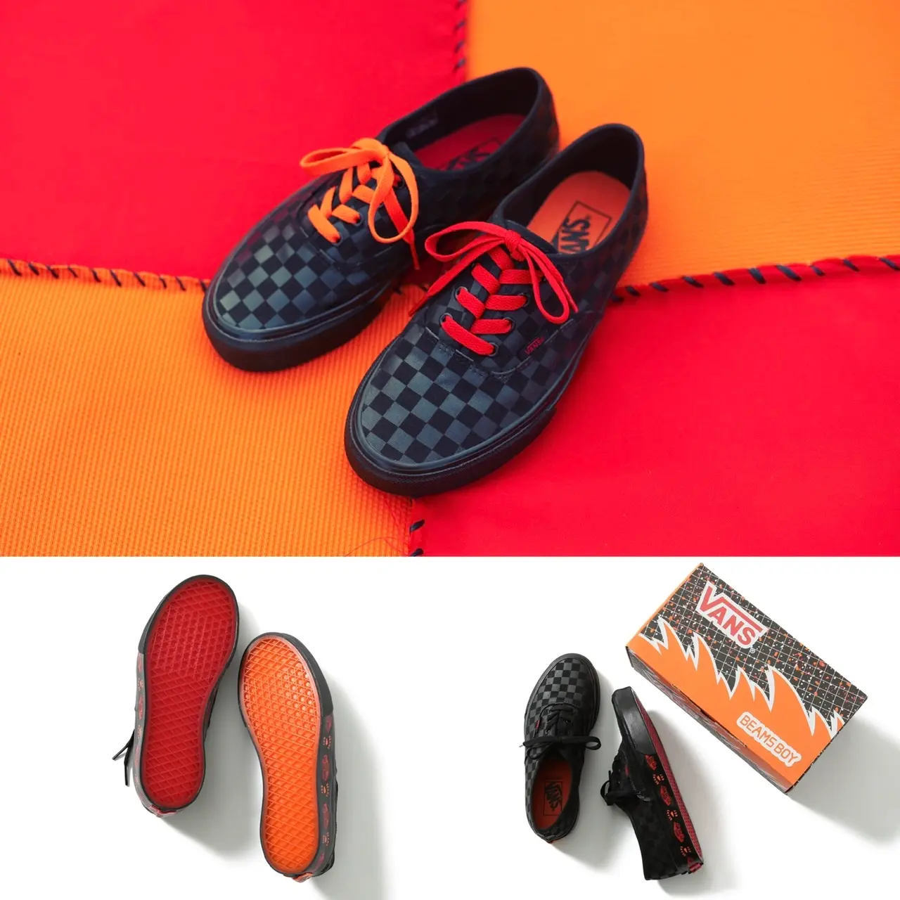 VANS×BEAMS BOYのスニーカー