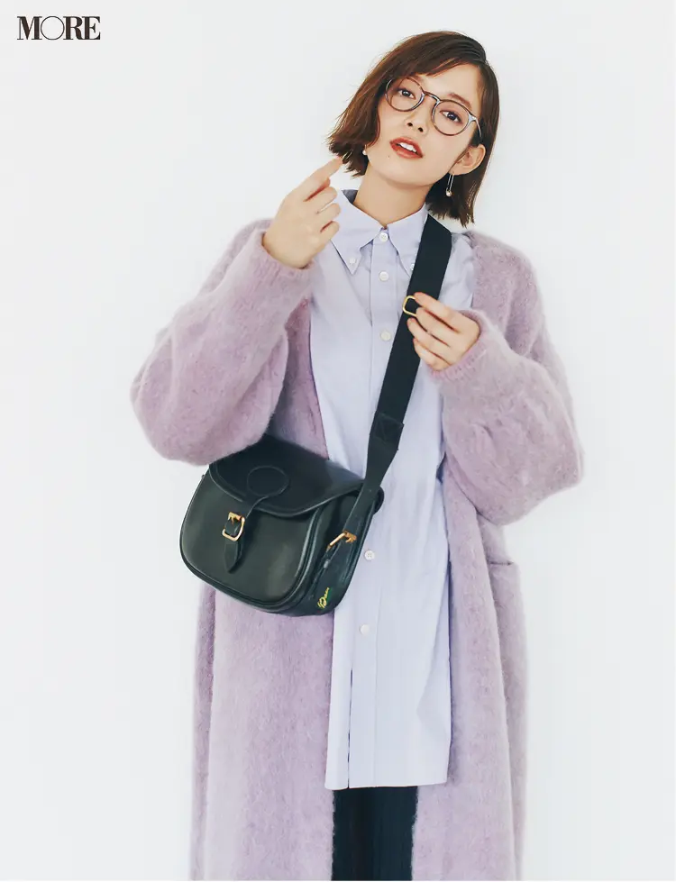 『ユニクロ ユー』も採用♡ 20代後半女子がもこもこカーディガンを大人っぽく着るコツ_2