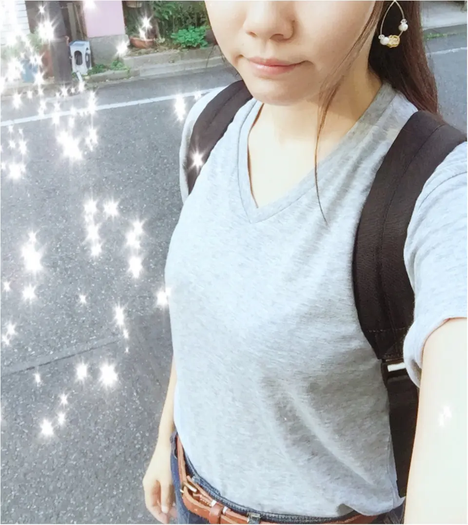 …ஐ Tシャツ王道コーデ!!やっぱり【ジーンズ】が好き♡༓ ஐ¨_4