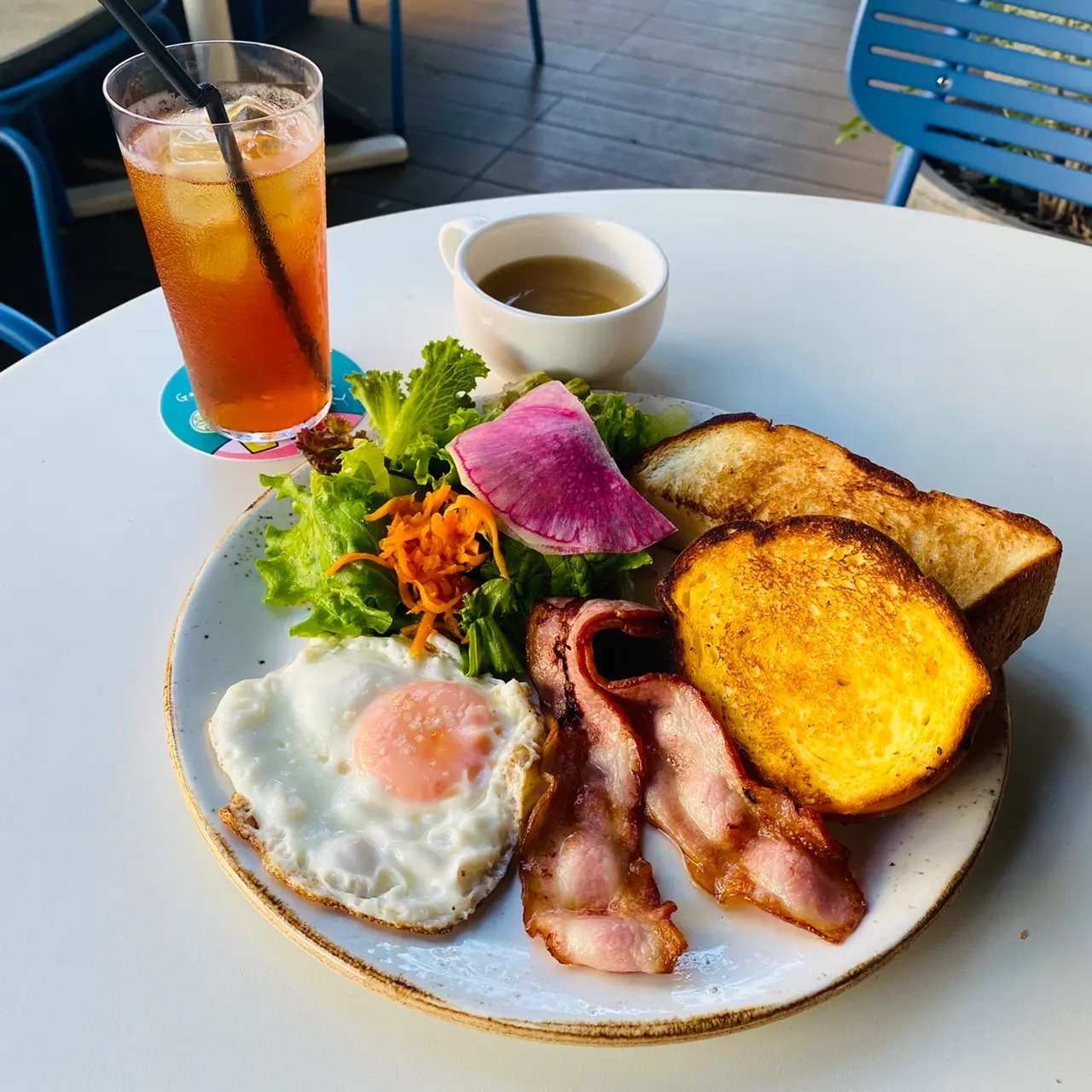 【東京カフェ】朝活におすすめ!平日7時〜8時限定で《モーニングプレート》900円★_4